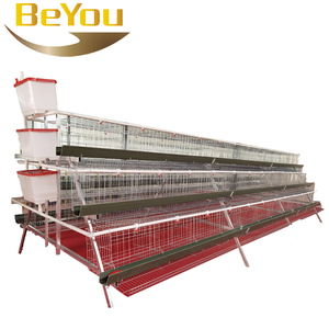 新款BeYou BeYou-<span class=keywords><strong>Cage</strong></span> 3层5门层笼A型120只鸡冷镀锌多功能动物笼用于蛋鸡场使用 - Product Image 3