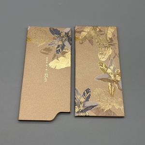 Buste <span class=keywords><strong>Regalo</strong></span> Personalizzate con Lamina d'Oro e Motivi Floreali, Lussuose Buste Dorate per Buoni <span class=keywords><strong>Regalo</strong></span> e Carte VIP - Product Image 4