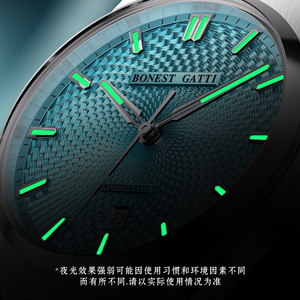 <span class=keywords><strong>Montre</strong></span> automatique pour <span class=keywords><strong>homme</strong></span> BONEST GATTI, cadran gravé en émail, acier 316L, verre saphir, <span class=keywords><strong>montre</strong></span> mécanique, <span class=keywords><strong>montre</strong></span> <span class=keywords><strong>homme</strong></span> - Product Image 6
