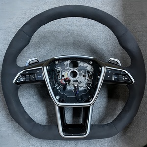 Volante Deportivo Personalizado con Base Plana para Audi <span class=keywords><strong>A6</strong></span> A7 C8, Actualización S6 S7 RS 6 RS 7, Disponible en Stock - Product Image 1
