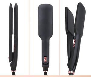 جهاز فرد الشعر الرقمي المحترف بلوحة عريضة نانو تيتانيوم علامة خاصة بشاشة LCD USB كأفضل جهاز فرد شعر كهربائي - Product Image 2