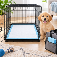 Fabricant de tapis absorbants jetables pour chiens, avec surface anti-ridules, noyau absorbant épaissi et protection anti-fuite, pour l'apprentissage de la propreté en intérieur