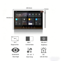 Modul Layar LCD TFT Industri 21,5 Inci Full HD 1920*1080 Antarmuka LVDS 30pin 450 Cd/m² Kecerahan Tinggi Sudut Pandang Lebar