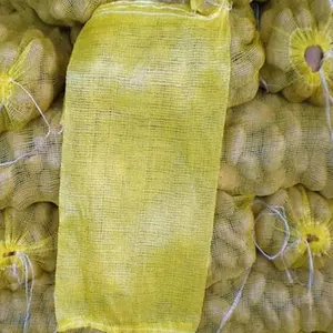 Couleur jaune 50x80cm 30kg de pommes de terre pp maille sacs d'emballage