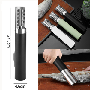 Điện Cá Nhỏ Dao Thép Không Gỉ Cá Quy Mô Công Cụ Hộ Gia Đình Nhà Bếp Nhỏ Nhà Bếp Công Cụ Mở Rộng Quy Mô Cá - Product Image 2