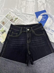 Shorts Modelo FYK062 de $0.99, Talla M-2XL, Shorts Casuales de Verano para Mujer, Cintura Media, Elásticos, de Mezclilla, para Mujer - Product Image 6