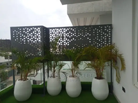 Panneaux décoratifs en aluminium découpés au laser pour l'extérieur, conçus sur mesure, pour la protection de l'intimité, en métal sculpté, pour le jardin