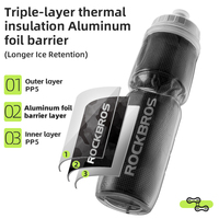 Bouteilles d'eau en plastique ROCKBROS et bouteille d'eau fendue potable à vélo en chine vente en gros bouteille d'eau de randonnée préforme