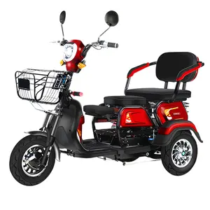 De calidad superior de edad eléctrica de 3 ruedas bicicleta triciclo barato adultos de tres ruedas del triciclo eléctrico