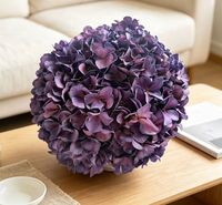 Harga Grosir Berkualitas Tinggi Diameter 26cm+ Bunga Hydrangea Awet Kelopak Besar untuk Pernikahan Hari Ibu Natal Dekorasi Rumah Yunnan