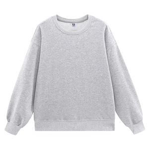 Sudadera Unisex Delgada de Color Sólido con Hombros Caídos y Cuello Redondo, Tallas XS S M L XL 2XL 3XL 4XL 5XL, Impresión de Logotipo Publicitario, para Adolescentes - Product Image 3