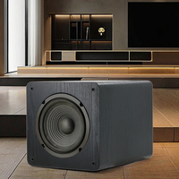 Caisson de Basses Passif Rectangulaire K8 8 Pouces 100W, Basses Super Puissantes pour Home Cinéma, Audio Auto Universel et Utilisation Domestique
