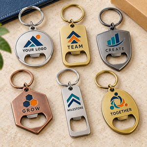 Llavero Abridor de Botellas de Metal con Forma Personalizada, Logotipo Promocional, Regalo Empresarial, Fabricación OEM ODM - Product Image 1