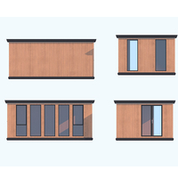 Nouveau modèle, maison conteneur de luxe à prix compétitif, petites maisons préfabriquées modernes de 40 pieds détachables en Chine