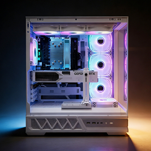 I3 12100 I5 12400 <span class=keywords><strong>H610m</strong></span> 16g Ddr4 M.2 Rx580 ordinateur de jeu avec ordinateurs de bureau Rgb accessoires préconstruits en gros construire ordinateur de bureau - Product Image 1