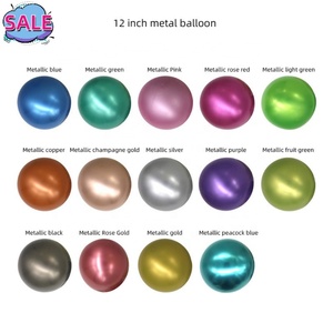 Globos para Decoración de Fiestas, Globos Metálicos Circulares de Colores, Resistentes a Explosiones, para el Día de los Inocentes - Product Image 2