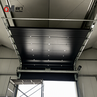 Vente d'usine, porte sectionnelle isolée en acier certifiée CE, résistante au vent, sur mesure, couleur personnalisée, porte industrielle automatique