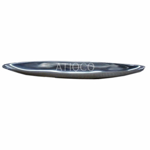 Plat à fruits et bonbons en aluminium moulé au sable indien, avec poignées, finition poli miroir, décoration de table, artisanat domestique, design moderne, décoration intérieure - Product Image 4