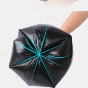 Vente en gros Sacs à ordures industriels robustes personnalisés Sacs poubelles en plastique à fond scellé en étoile - Product Image 2