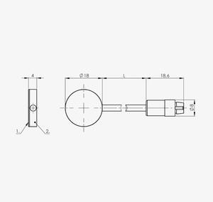 Capteur capacitif d'origine B-ALLUFF BCS001C BCS D18T404-XXS50C-EP02-GZ01-002 en stock - Product Image 4