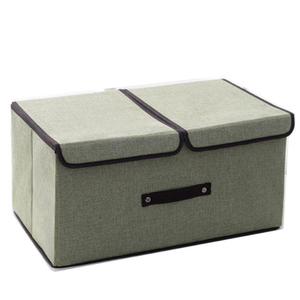 High Quality Linen <b>Clothes</b> <b>Storage</b> <b>Box</b> Household Toy <b>Storage</b> <b>Box</b> <b>Clothes</b> <b>Storage</b> Basket Foldable Organizing <b>Box</b> with Handle - Product Image 5