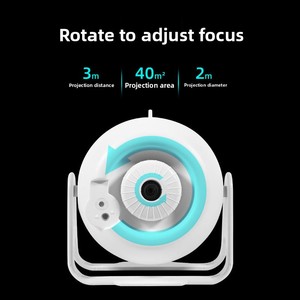 Nouvelle Lampe de Projection Étoiles et Galaxie Terrestre <span class=keywords><strong>pour</strong></span> Enfants, Veilleuse Intelligente HD Blanche <span class=keywords><strong>pour</strong></span> Chambre à Coucher, Cadeau d'Anniversaire - Product Image 3