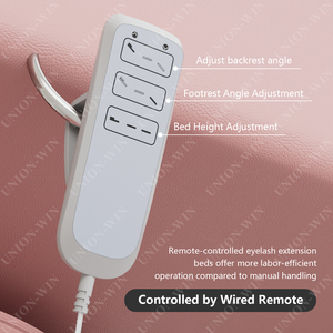 Muebles de Salón en Oferta, Mesa para Pestañas de Lujo con 3 Motores Eléctricos, Portátil, Ajustable, Cama de Masaje Facial para Cosmética y Belleza - Product Image 5