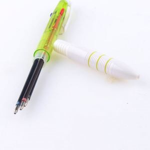 Best Top Selling Three <b>Ink</b> <b>Refill</b> Color Plastic Ballpoint Pen with Custom Logo Printing for School Office - Product Image 6