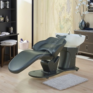 Kisen Popular Electric Shampoo Chair Eco-friendly Portable Salon <b>Bed</b> with 1 Motor Adjustable Footrest <b>Backrest</b> <b>for</b> Gym Use - Product Image 1