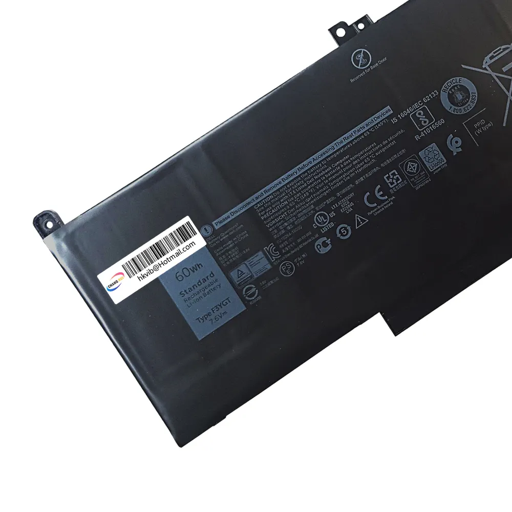 F3YGT 60Wh Li-Ion Battery สำหรับ Dell Latitude 7280 7380 7480 7290 7390 7490 2X39G DM3WC KG7VF แบตเตอรี่แล็ปท็อปแท้ของแท้