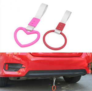 Anillo JDM de nailon Tsurikawa, correa de mano estilo círculo redondo, correa para manija de coche, anillo colgante de advertencia para accesorios de coche - Product Image 3