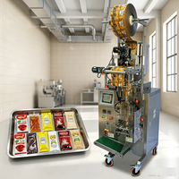 Machine d'emballage automatique de sachets de sauce tomate 10g, machines d'emballage de confiture de chocolat 20g, machines d'emballage de bâtonnets de miel Shanghai