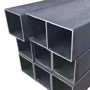 Tuyau en acier carré laminé à chaud de haute qualité vendu directement par le fabricant tuyau en acier carré galvanisé