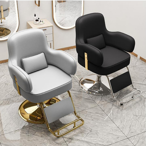 蓝色儿童理发椅美发沙龙家具汽车造型玩具儿童剪发椅 - Product Image 6