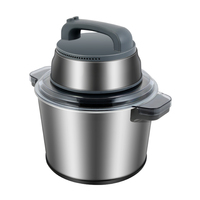 Suministros para Restaurantes y Hoteles, Molinillo de Carne Comercial y Doméstico de 6L y 1500W, Equipo de Cocina Multifuncional