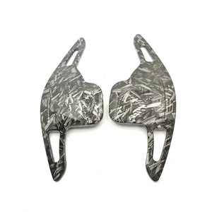Paddle Shifter Carbon Fiber <b>Trim</b> Aluminum Geometric Style For Logitech G20 G27 G29 Steering <b>Wheel</b> - Product Image 1