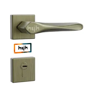 Guangdong-Hyh Hardware Houten Mortise Deurklink Met Slot, dubbele Kanten Hout Deurslot Prijs Entree Deurslot Set