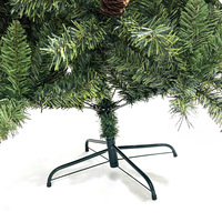 Árbol de Navidad Artificial de PVC Denso de Alta Calidad, con Agujas de Pino Mixtas, Realista, para Decoración Interior, Mesa, Chimenea y Repisa
