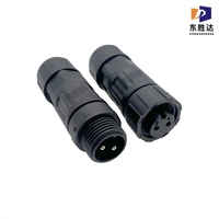 Connecteur M12 2-8 broches circulaire mâle/femelle, prise de panneau, étanche IP67, 4 broches