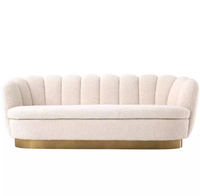 Agneau Cachemire Français Luxe Salon Simple Double Triple Canapé Ensemble