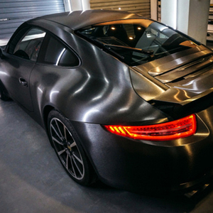 TSAUTOP 1.52*30m Matte Schwarz Gebürstetem Aluminium <span class=keywords><strong>Vinyl</strong></span> Beste Matte Black <span class=keywords><strong>Vinyl</strong></span> <span class=keywords><strong>Wrap</strong></span> - Product Image 4