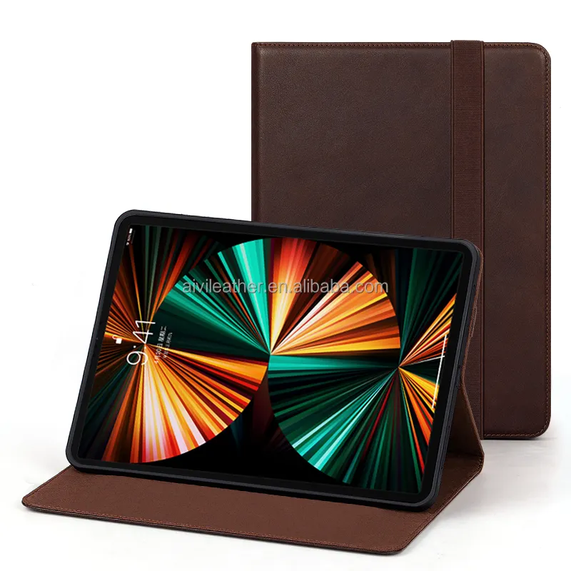 Luxury Case for iPad Pro 11 Inch Genuine Leather Cover Auto Sleep Wake Stand