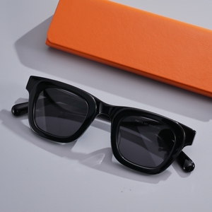 Vintage Thick Acetate Square <b>Sunglasses</b> Unisex <b>Gradient</b> Lens UV400 Protection Retro Fashion Sun Glasses Custom Logo - Product Image 4