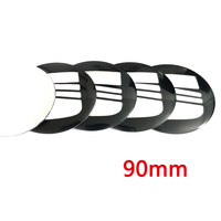 Autocollants et emblèmes de 90mm, 65mm, 56mm pour enjoliveurs de roue de voiture Seat Leon FR Cupra Ibiza Altea Exeo Formula