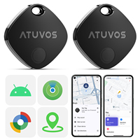 Localizador GPS para Niños ATUVOS, Etiqueta de Seguimiento con Control Remoto, Material Plástico, Compatible con Android y iPhone