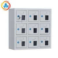 Casier électronique en acier en libre-service avec chargement USB, étanche, durable, portable, pour le stockage de téléphones portables en intérieur/extérieur
