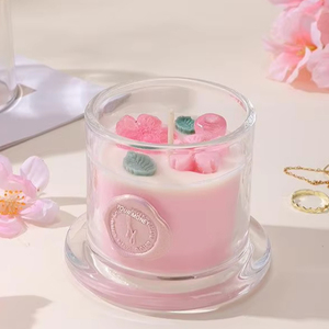 2025 Xu Hướng Sang Trọng Hương Thơm Nến Thơm Thiết Lập Bởi Sáp Đậu Nành Với Thủy Tinh Gốm Nến Lọ Cho Sinh Nhật Giáng Sinh Trang Trí Nhà - Product Image 3