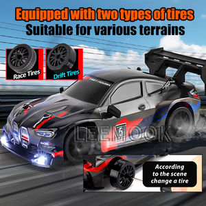 Auto da Corsa RC in Scala 1:24 ad Alta Velocità, Auto da Drift Telecomandata per Bambini, Giocattolo Elettrico con Radiocomando 2.4Ghz - Product Image 3