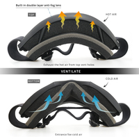 Lunettes de ski optiques Yijia Fabricant de lunettes de ski adultes certifiées CE Lunettes de neige plein cadre anti-buée avec logo personnalisé Snowboard
