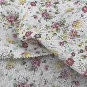 Chất Lượng Cao 78gsm Dệt Trọng Lượng Nhẹ Muối Shrank Nhăn 100% Bông Rắn Thoáng Khí Vải Cho Váy Túi Cô Gái Chàng Trai Tùy Chỉnh - Product Image 1